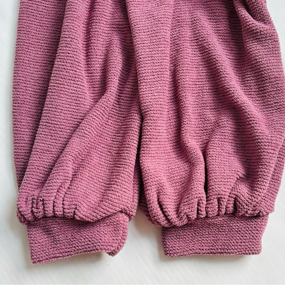 Free People Beach Shadow Crew Blouson-Sleeve Pull Over Sweater Mauve Size XL - Picture 15 of 17